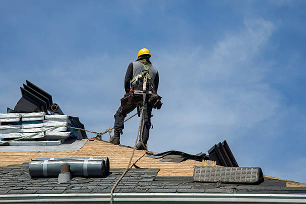 Professional Gutter Installation technician working in Loganville, PA